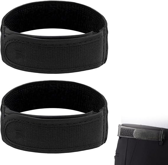 2 Pcs No Buckle Belts for Men Bro Velcro Nylon Material No Buckle Belt Buckleless Elastic Belt Invisible Buckless Belt for Men Fit Adjustable for Walking,Work,Home,Traveling,Jeans Pants,Convenience