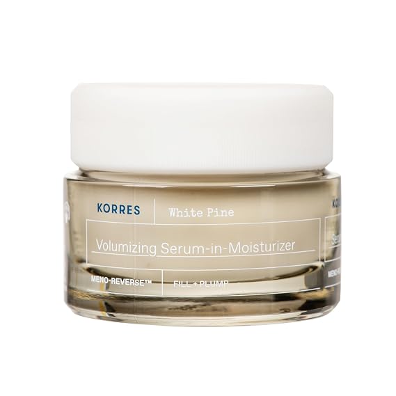 KORRES White Pine Meno-Reverse Volumizing Serum-Moisturizer, 1.35 Fl Oz