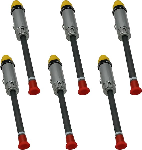 6PCS Fuel Injector 4W-7018 4W7018 For Caterpillar CAT 3406B 3408 3408B 3412 3412C Engine