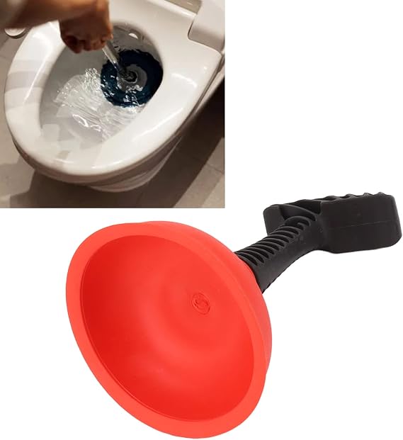 Mini Plunger Powerful Drain Plunger Slip Proof Handle Efficient Toilet Bathtub Sink Plunger Silicone Material Small Toilet Plunger Gross Weight 92g 3.2oz