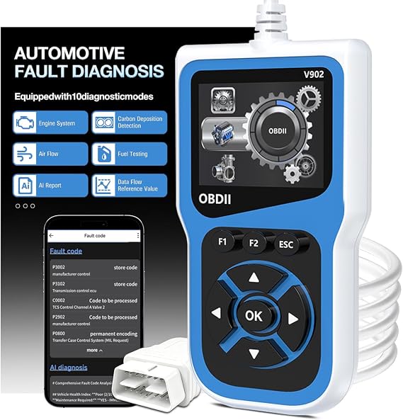 OBD2 Scanner - Professional Car Code Reader & Diagnostic Scan Tool