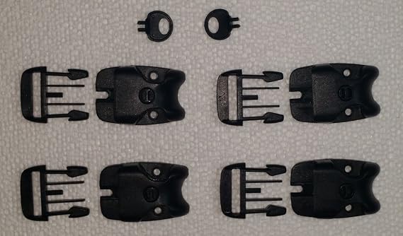BeyondNice Hot Tub Covers -Spa Covers - Replacement Locking Clips - Set of 4 Complete Clips - Will NOT Slip Over Your Strap Loop.