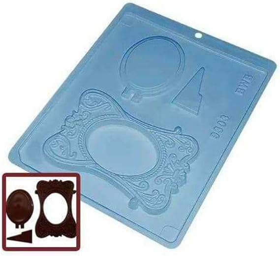 BWB Large Translucent Rectangular Prism Chocolate Mold