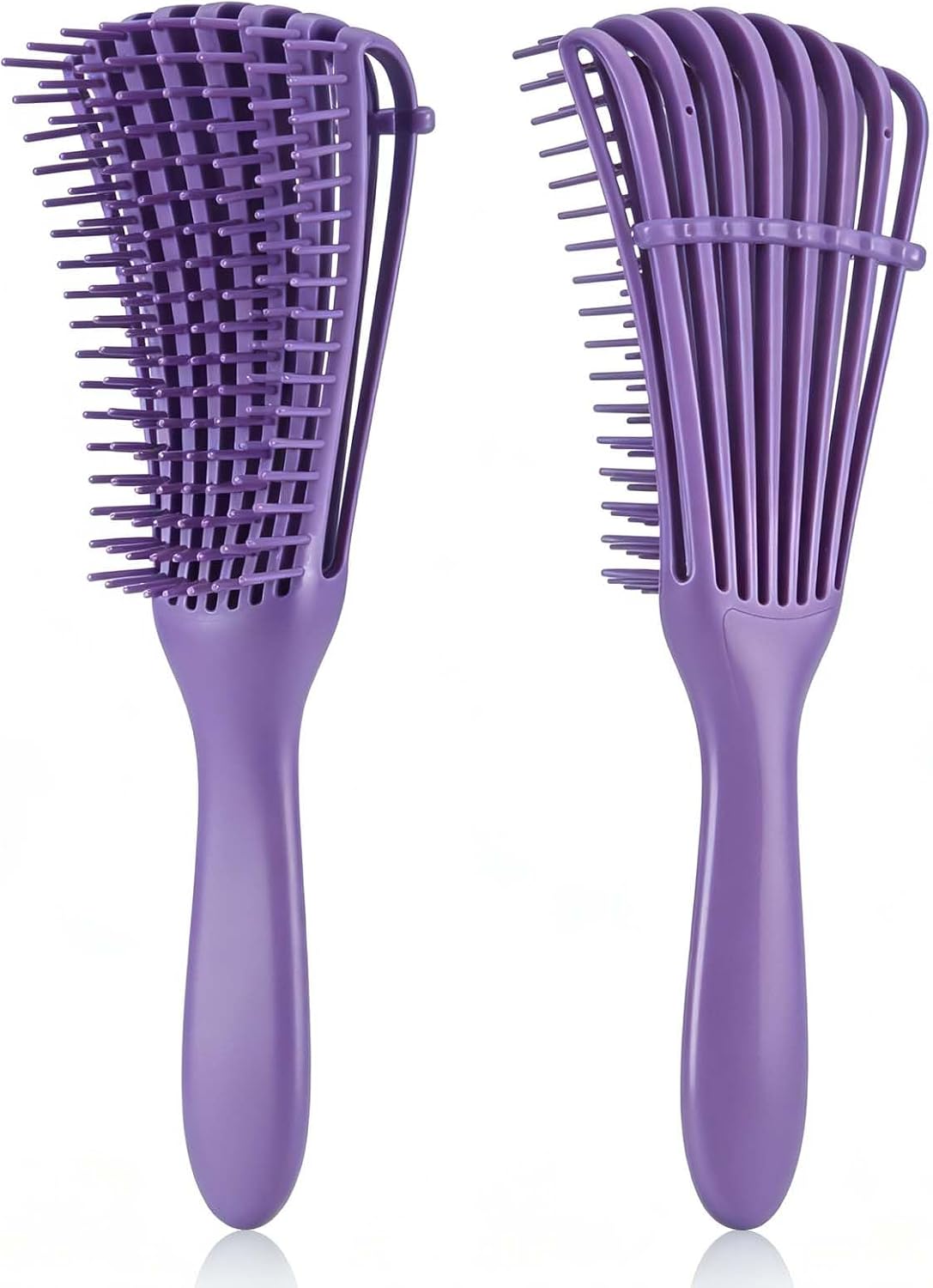 Detangling Brush for Curly Hair, Hair Detangler, Octopus Comb for Afro America Textured 3a to 4c Kinky WavyWetDryLong Thick Curly Hair Exfoliating Scalp for Beautiful and Shiny Curls Purple