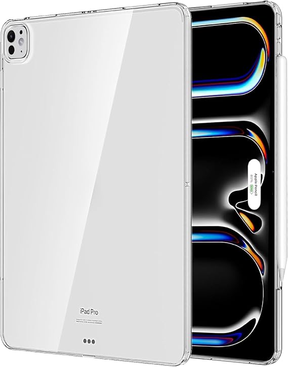Babilden Apple iPad Kılıf Şeffaf Silikon Arka Kapak (iPad Pro 13 2024 M4)
