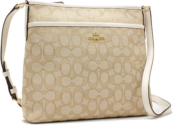 Coach F29210 Bag Shoulder Bag Light Khaki x Chalk Signature Shoulder Bag Ladies Outlet Product Brand
