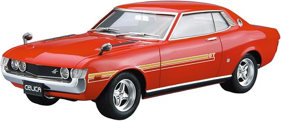 Aoshima Bunka Kyozai Aoshima Model Car Toyota TA22 Celica 1600GT '72 1/24 Scale Plastic Model