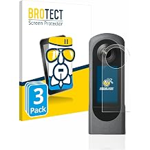 brotect Glass Screen Protector Film compatible with Ricoh Theta X (3 Pack) - Glass-Foil 9H Protection [Scratch Resistant, High Clarity]