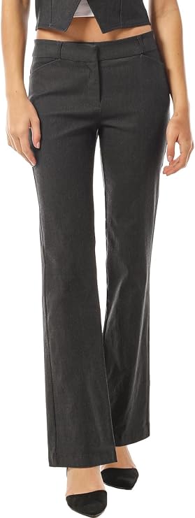 Design by Olivia Women's Ultra Stretch Bootcut Dress Pants Business Casual Office Trousers