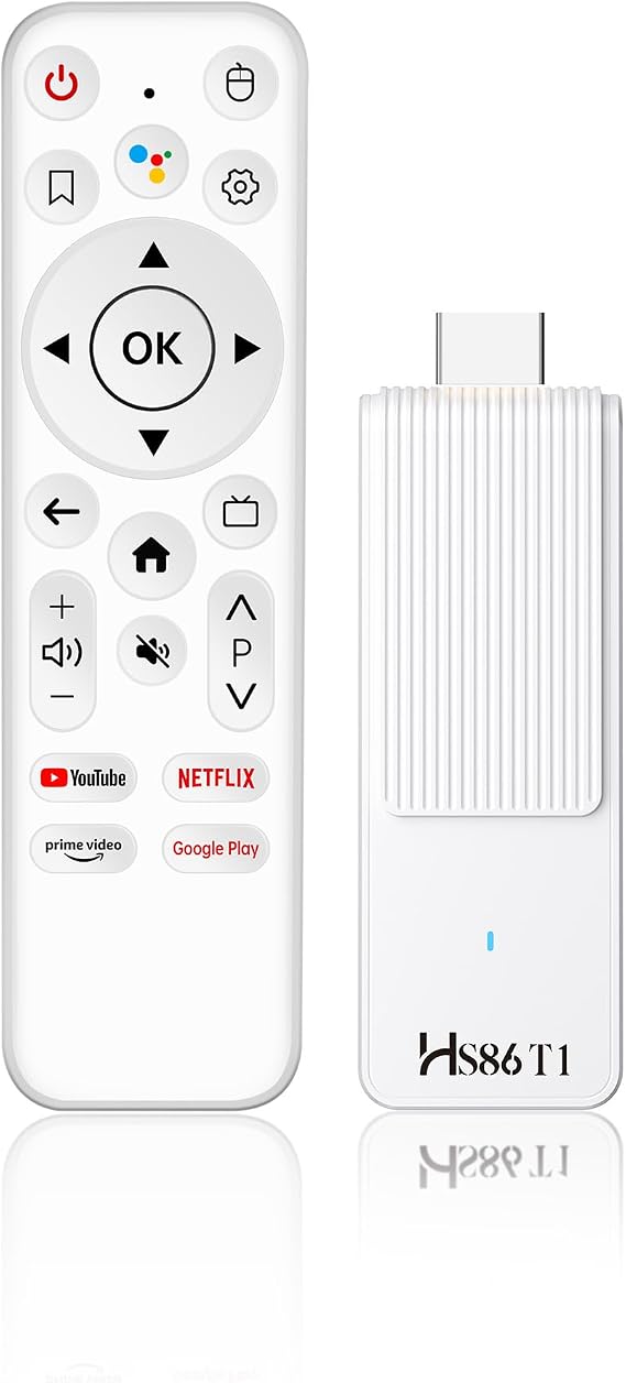 Android 14.0 TV Stick, With 2GB RAM And 16GB ROM, Powered By RK3518 Quad-Core 32bit Cortex-A53 Chipset And Mali 450 MP2 GPU TV Stick, Supports Dual-Band 2.4G/5G Wi-Fi, BT 5.4 And 4K Ultra HD
