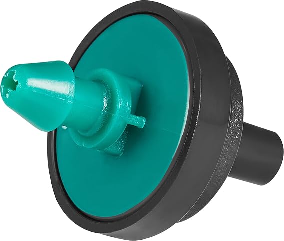 2 GPH Drip Emitters, 2 GPH Pressure Compensating Drip Emitters Maintain Constant Flow, 2 GPH Drip Irrigation Emitters, 50 Per Bag, Green/Black
