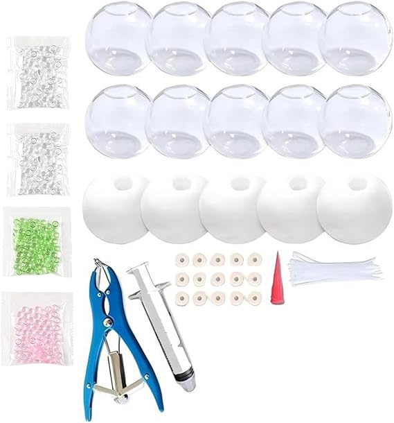 Squishy Making Kit 10PCS Clear TPU DIY Stress Ball Set