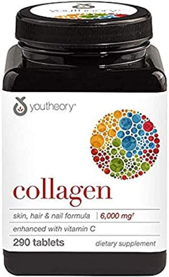 Youtheory Collagen - Type 1 and 2 and 3-290 Tablets