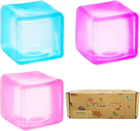 5cm 3 Pack Squishy Cube Slow Rising Fidget Toys