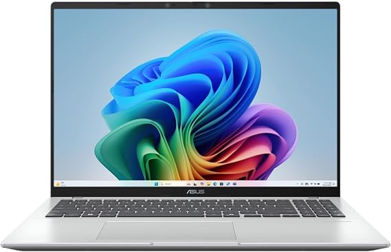 ASUS Vivobook 16" Copilot+ PC Laptop - Powered by Snapdragon X 8-Core Processor - 16GB RAM 1TB PCIE G4 Solid State Drive Model X1607QA-IS56