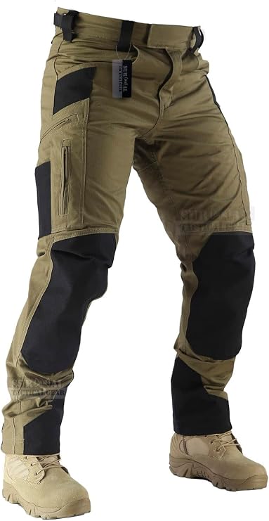 SURVIVAL Tactical Combat Pant Motorcycle Riding Pants Ripstop Military Camo Trousers for Camping Hiking