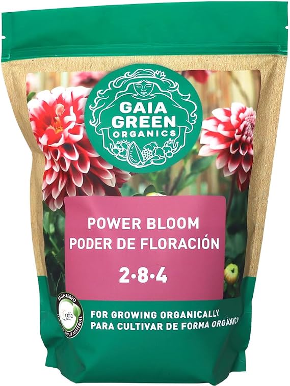 Gaia Green 2-8-4 Power Bloom 2 kg – ideal für größere Blumen mehr Tomaten und gesündere Pflanzen