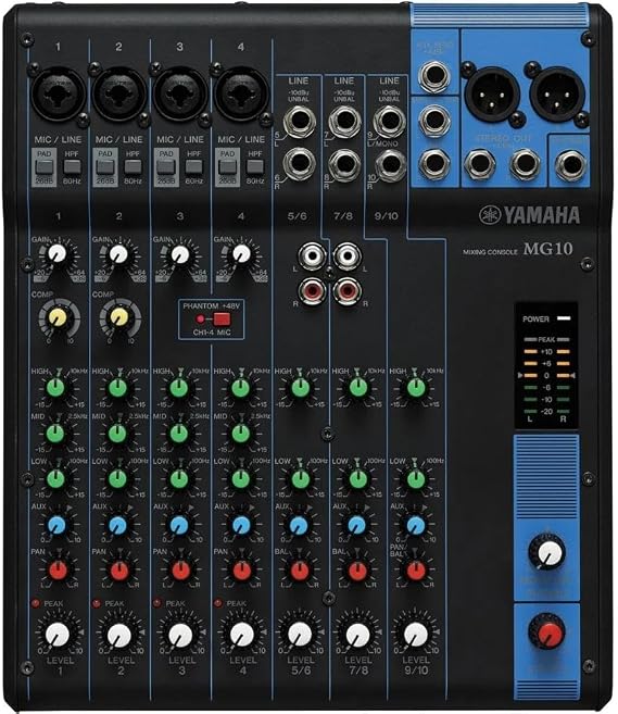 10 Channel Analog Sound Table Mg10 Yamaha, Yamaha, Mg10
