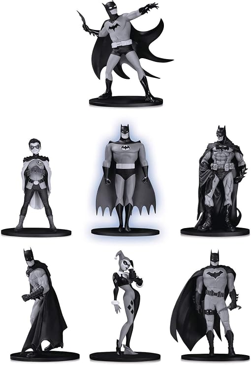 DC Collectibles Batman Black & White Mini Figure 7-Pack Box Set Two