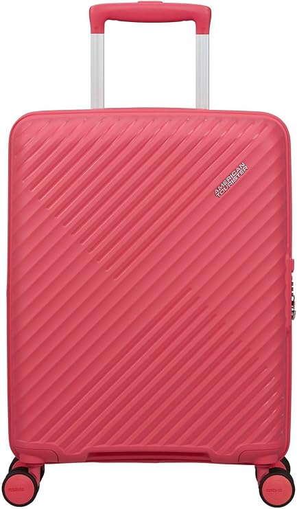 American Tourister Diablast Spinner 55/20 TSA Trolley Pink Glitch Pink