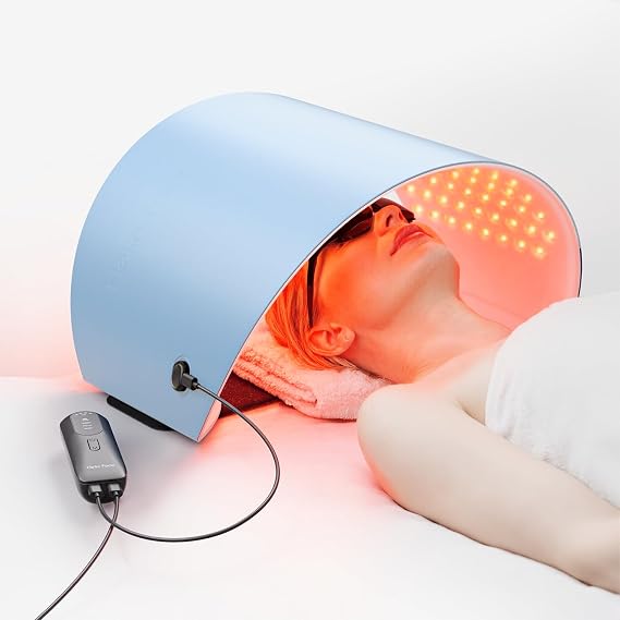 FDA Cleared Red Light Therapy for Face, 4 Modes Led Face Mask Photon Light Therapy, Blue Red Light Near Infrared Red Light Therapy Mask, PDT Professional Facial Body Skin Care Salon Device