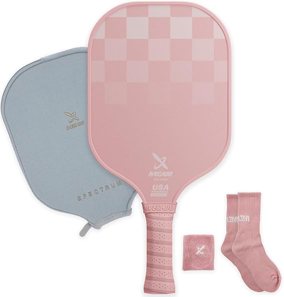 Pickleball Paddle USAPA Onaylı Karbon Fiber Yüzey Petek Çekirdek Turşu Topu Raketleri Hediye Kapak ile Kadınlar ve Erkekler için