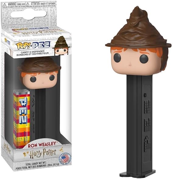 Funko Pop! Pez: Harry Potter - Ron Weasley (Sorting Hat), Multicolor