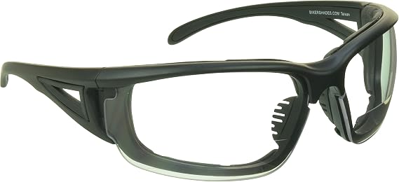 Bikershades Motorcycle Riding Safety Bifocal Sunglass Foam Padded Z87 WindProof