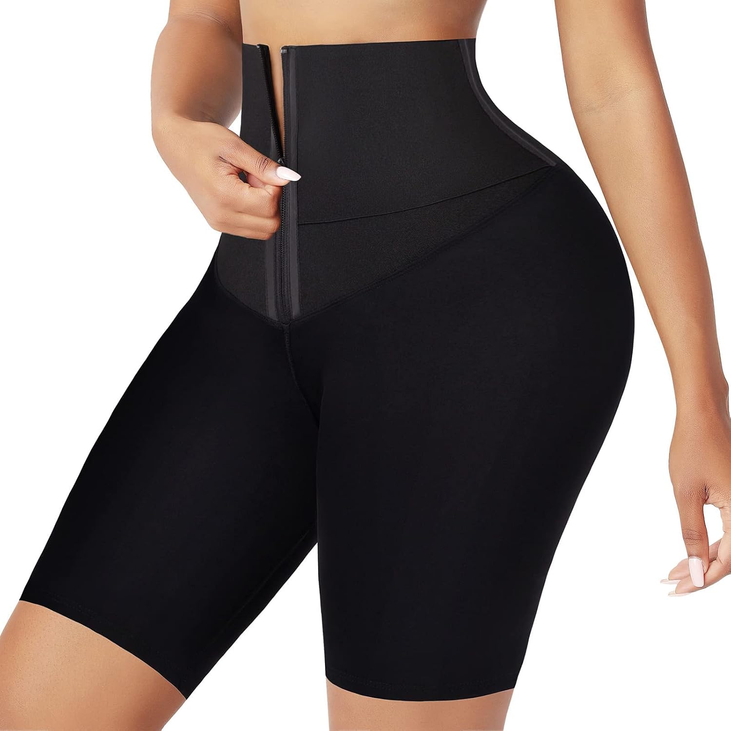 FeelinGirl Tummy Control Shapewear High Waisted Shorts For Women