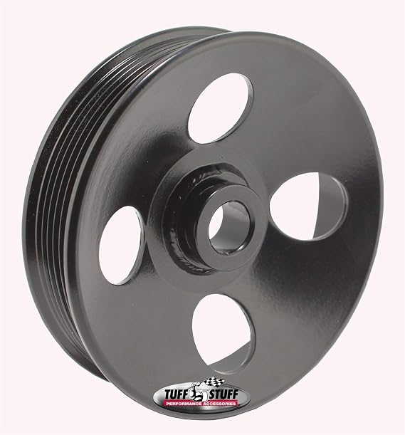 Tuff StuffType II Power Steering Pulley 6 Groove Black