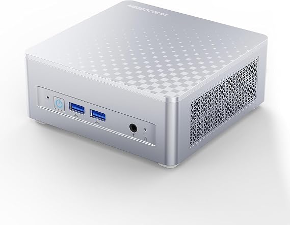MINIS FORUM M1 Lite Mini PC Core Ultra 5 125U 12C/14T Processor up to 4.3 GHz/Intel Arc Graphics 16GB DDR5 Max 96GB 512GB SSD HDMI/USB4/DP 2.5G RJ45 LAN 2 x M.2 2280 PCle4.0 SSD WiFi 6e 6e