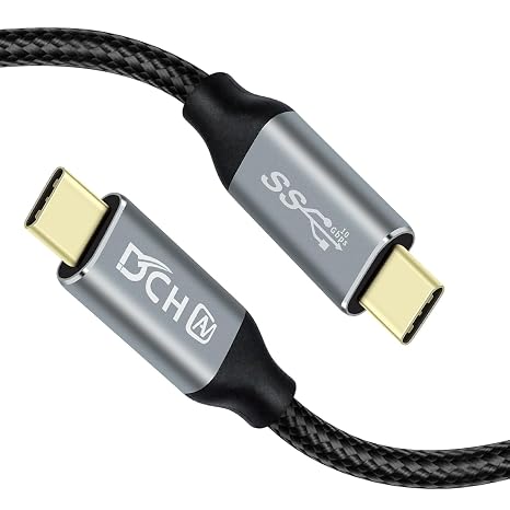 DCHAV 100W USB C to USB C Cable Fast Charging 3.1 Gen 2 PD 20V 5A-0.5M