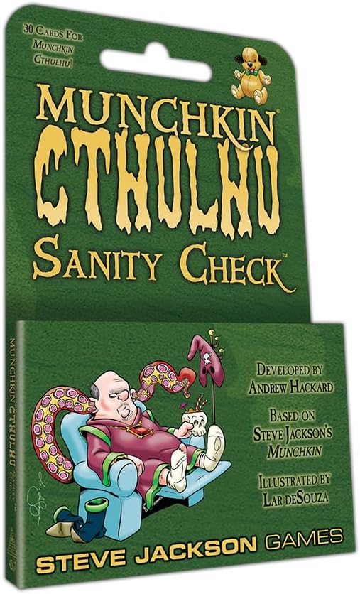 Steve Jackson Games Munchkin Cthulhu: Sanity Check Card Game Expansion