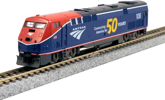 N GE P42 Amtrak Phase VI #108 w/ 50th Anniversary Logo