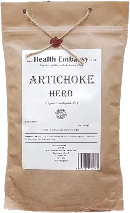 Health Embassy Artichoke Herb | Cynara scolymus L | Herbal Tea (100g)