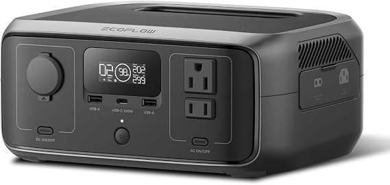 EF ECOFLOW Portable Power Station RIVER 3, 245Wh 550W
