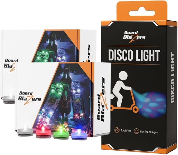 Board Blazers 2 Color Changing LED Underglow Lights with a Disco Light