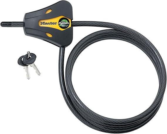 Master Lock 8419DPF Python Cable Lock with Key, 1 Pack