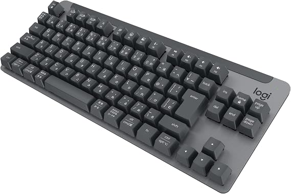 Logitech Signature K855GR Wireless Mechanical Keyboard, TTC Red Switches, Linear, Bluetooth, Logi Bolt, Not Compatible with Unifying, Compact, Japanese Layout, Small Size, Tenkeyless, Mechanical