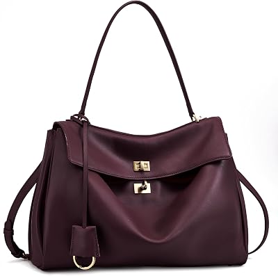 Suede Leather Tote Bag for Women: Fashion Shoulder Handbag Ladies Top-handle Satchel Purse for Ladies
