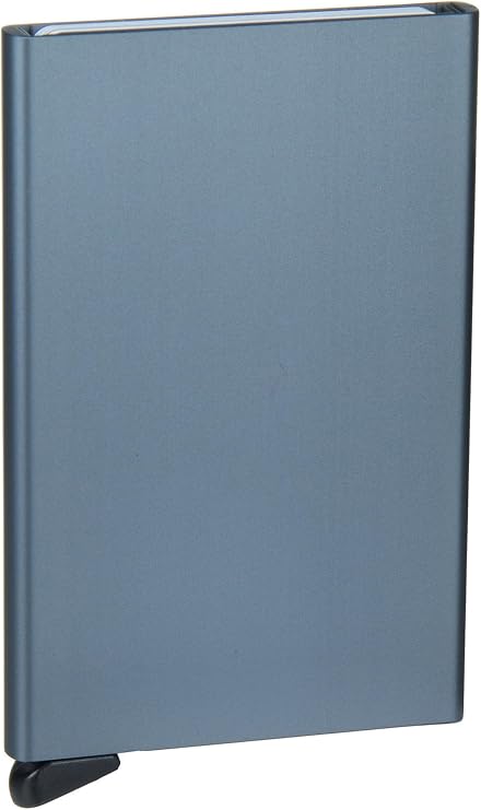 Secrid Reddot Award winning Card Protector in titanium color, Very Slim Credit Card Holder / wallet with RFID protection, with one click all 6 cards slide out gradually