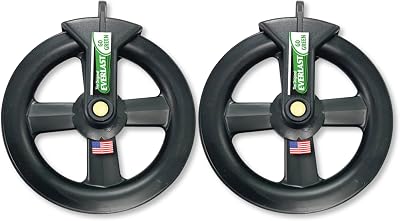 2 Pack - EVERLAST #40 Pulley with 5-inch Wheel for Clotheslines and Other Pulley Applications | Weatherproof | Made in USA