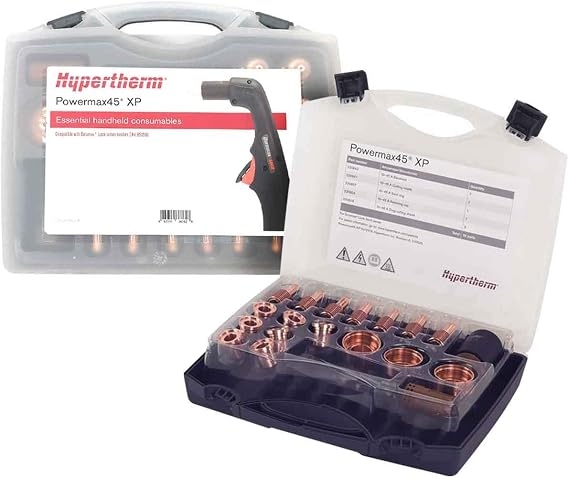 Hypertherm 851510 Consumable Kit, Powermax45 XP Essential Handheld, 45 A, Cutting