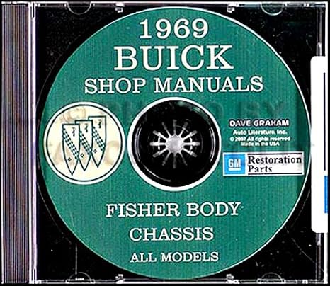 bishko automotive literature 1969 Buick Electra Gs 350 400 Lesabre Shop Service Repair Manual CD Engine