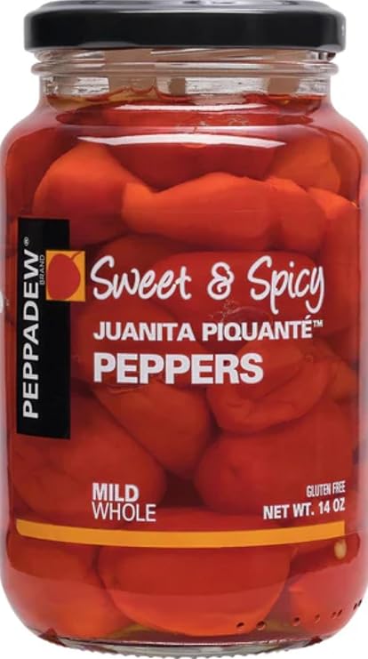 PEPPADEW Sweet Piquant Peppers, 14 Ounce