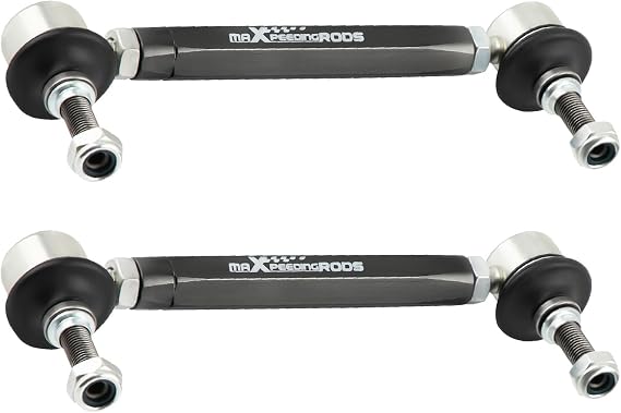 maXpeedingrods Universal Adjustable Front Sway Bar End Links 180mm-230mm | M10 stud w/12 mm spacer washer