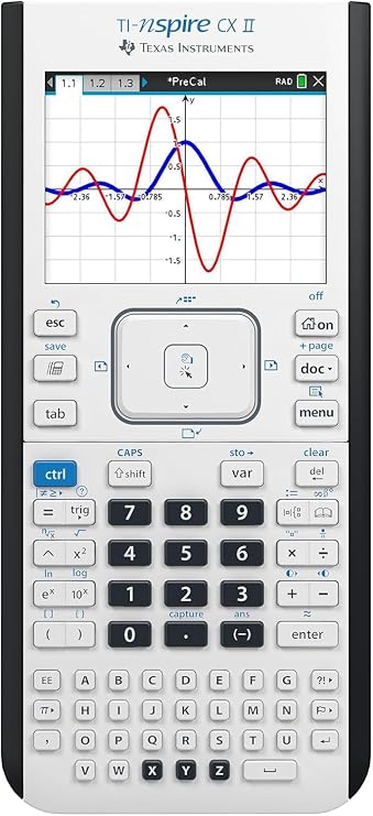 TI-Nspire CX II Colorgraph Calculator with Student Software Updated