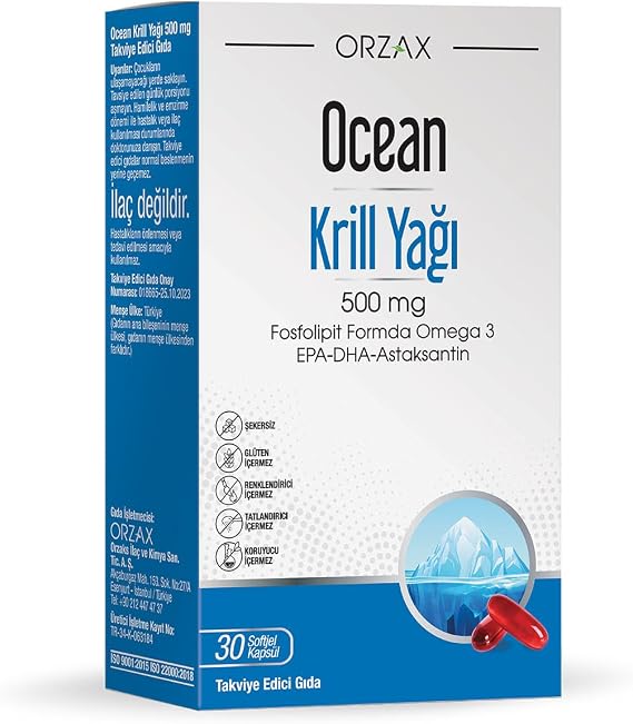 Ocean Krill Oil 30 Softjel Kapsül