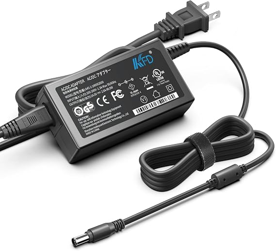 KFD 24V AC Adapter for Epson Workforce WF-100 WF-110 ES-400 ES-500W GT-S80 GTS-50 GT-550 DS-530 DS-770 DS-760 DS-860 Perfection V550 V500 V600 V700 V750 V800 V850 FF-640 FF-680W Scanner Power Supply