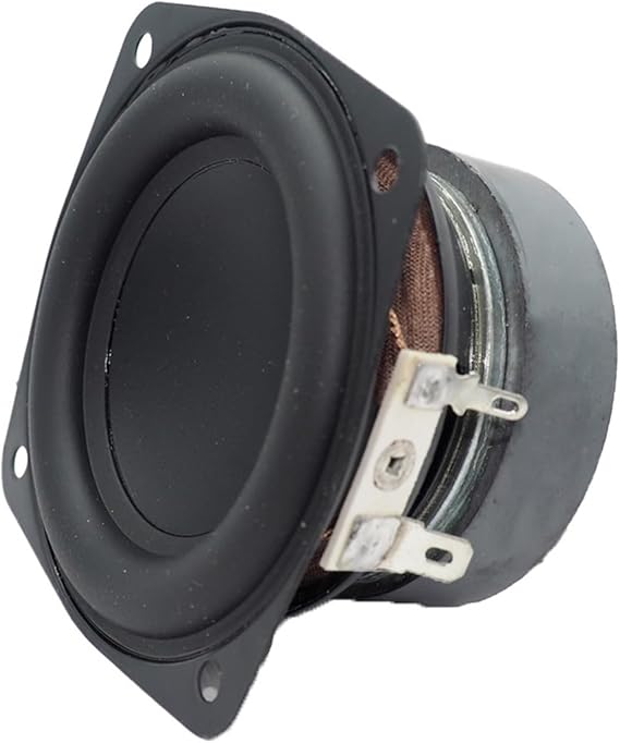 Full-range loudspeaker 2 Pcs 3 Inch 78MM 4 Ohm 15W Bass Audio Square Home Theater